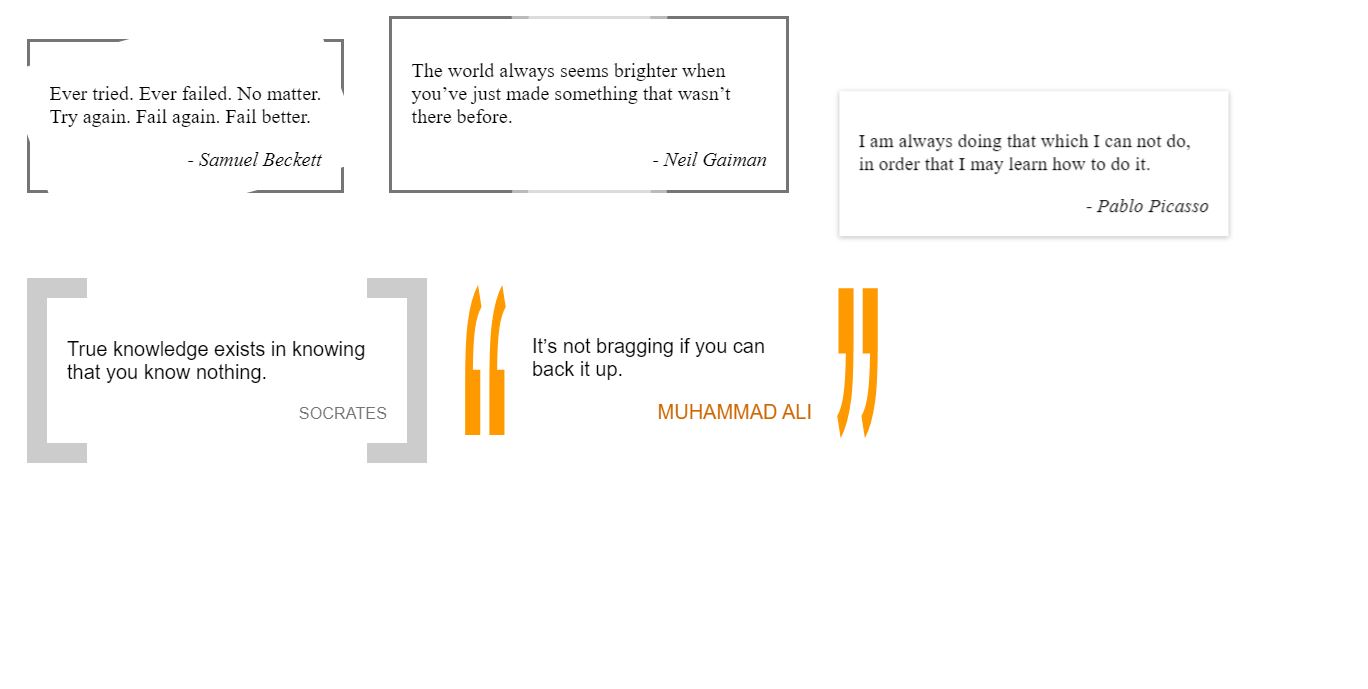 22+ HTML CSS Blockquote Unique Examples - OnAirCode