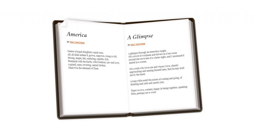 examples of book page open and flip animation effect css 