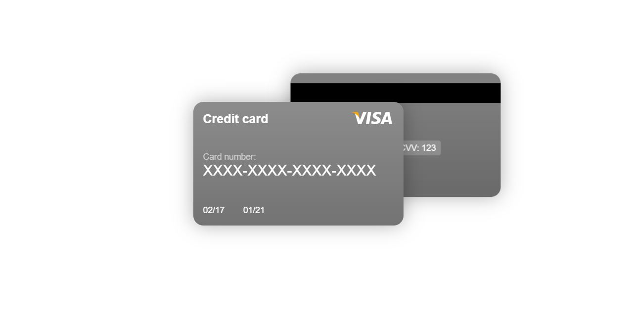 12+ Credit Card CSS UI Design Inspiration - OnAirCode