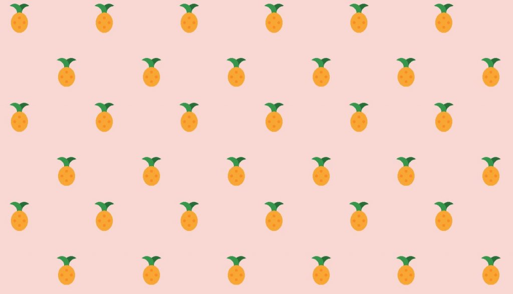 CSS Fruit Background Pattern - Pineapple