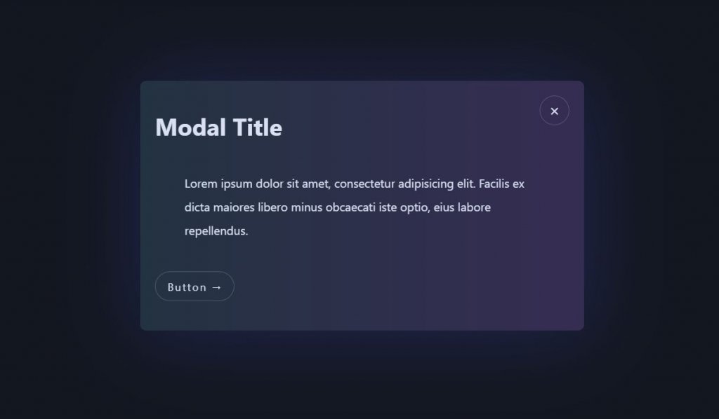 html css modal