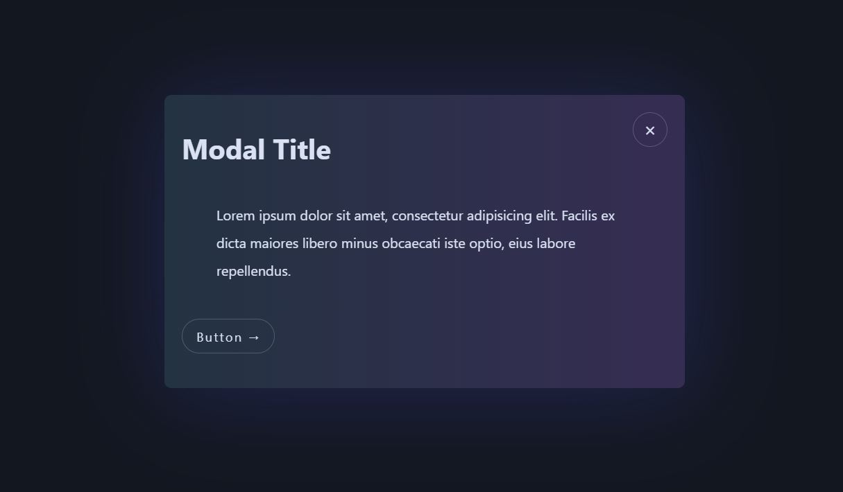 Modal CSS Window Examples