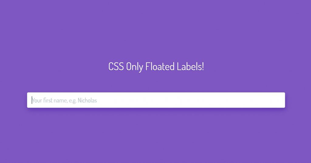 25+ Input Text Type CSS Placeholder Examples - OnAirCode
