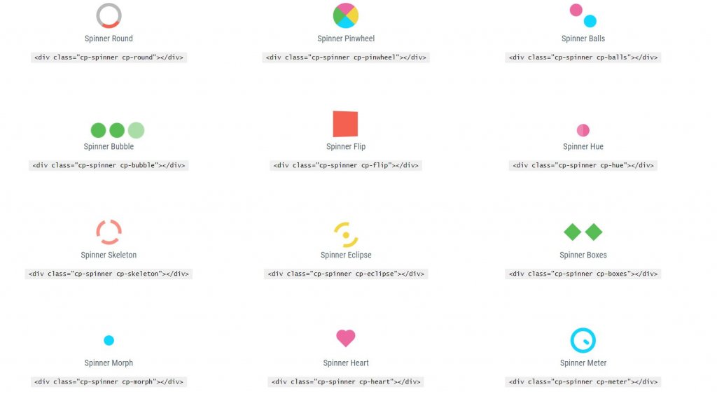 CSS Spinners and Loaders 