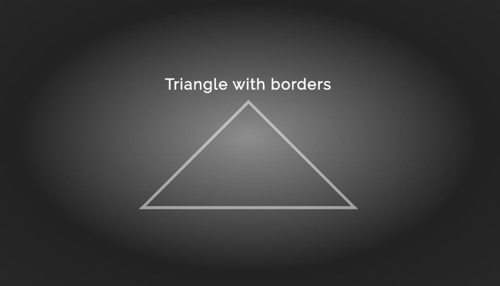 draw or create a triangle with border and corner along with triangle generator using HTML, CSS and JavaScript.