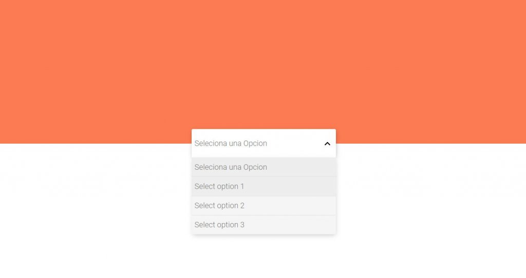 custom select box style and option with html css