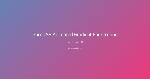 20+ CSS Background Animation Examples [Pure CSS] - OnAirCode