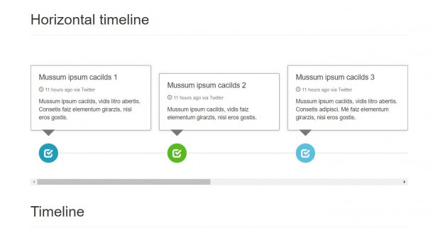 23+ Horizontal Timeline CSS Examples - OnAirCode