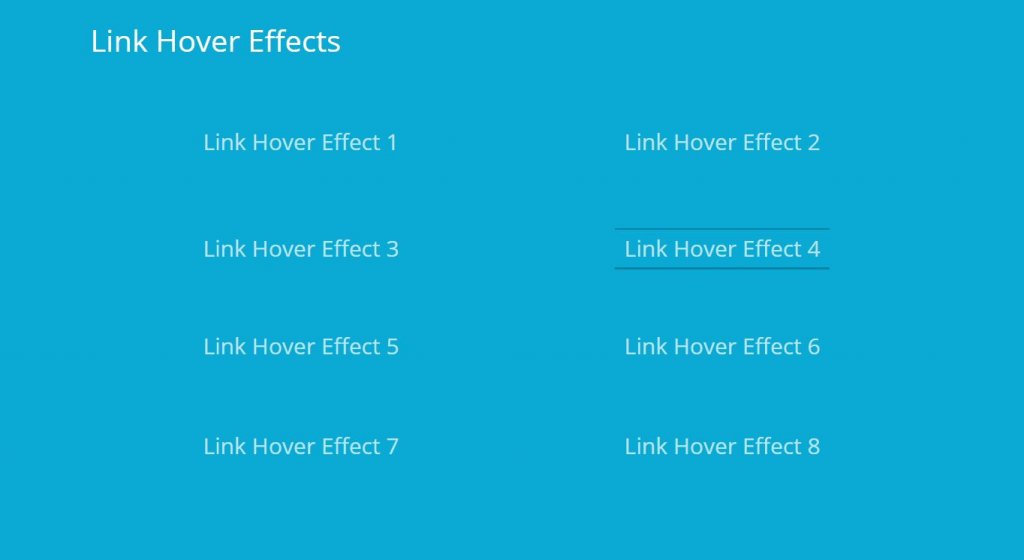 css link hover