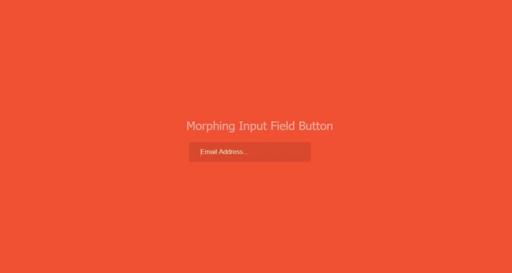 morphing input field button