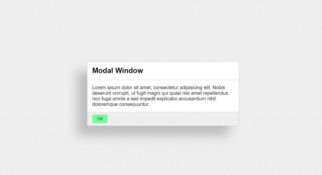 30+ Modal CSS Window Examples with Source Code - OnAirCode