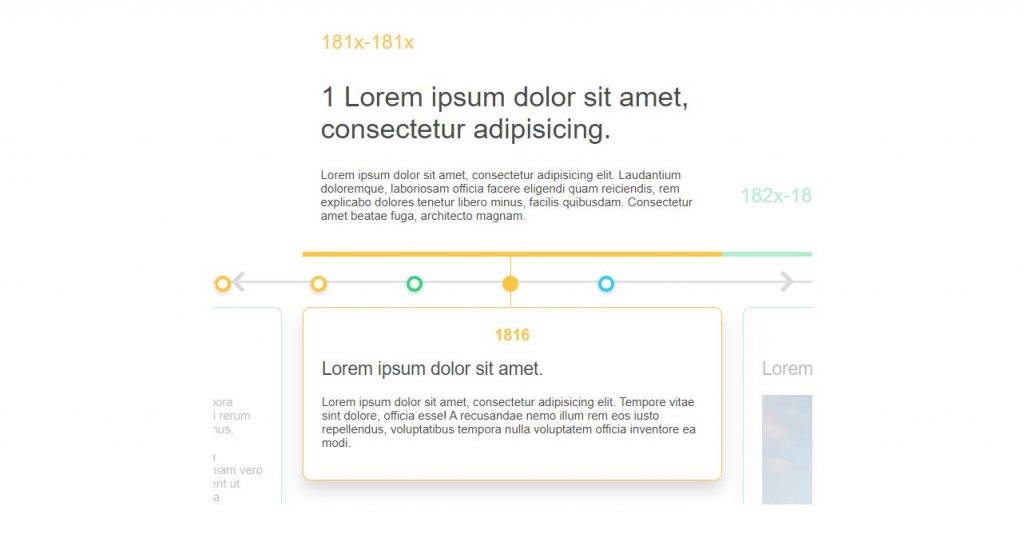 Nested & Color Coded Interactive Timeline