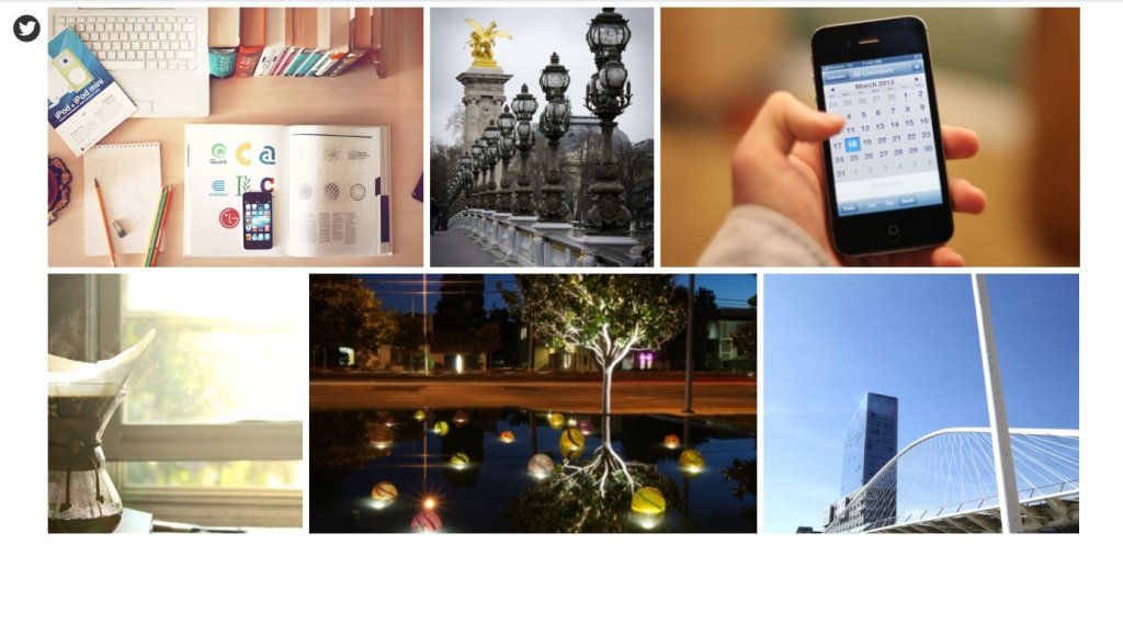 Pure CSS Flickr Responsive Image Gallery Grid Photo Layout