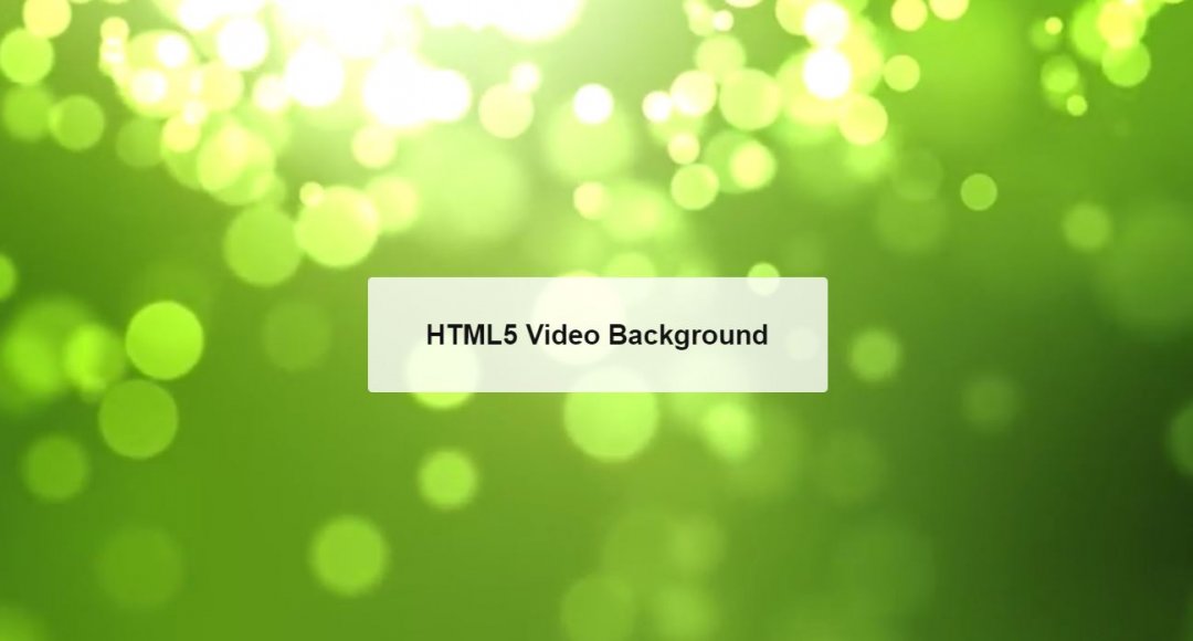 video background simple css wordpress