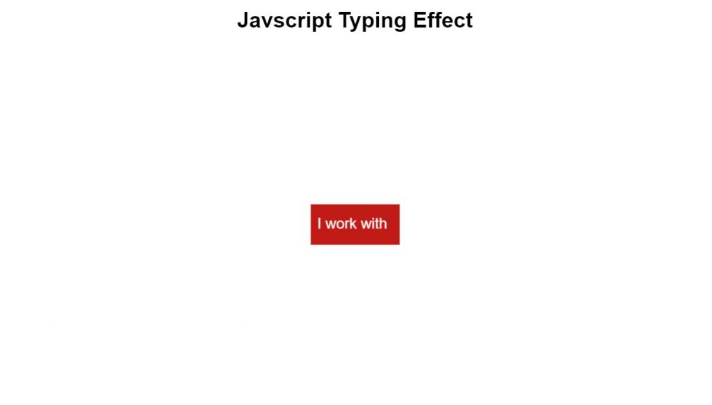 typewriter or input text type effect animation css
