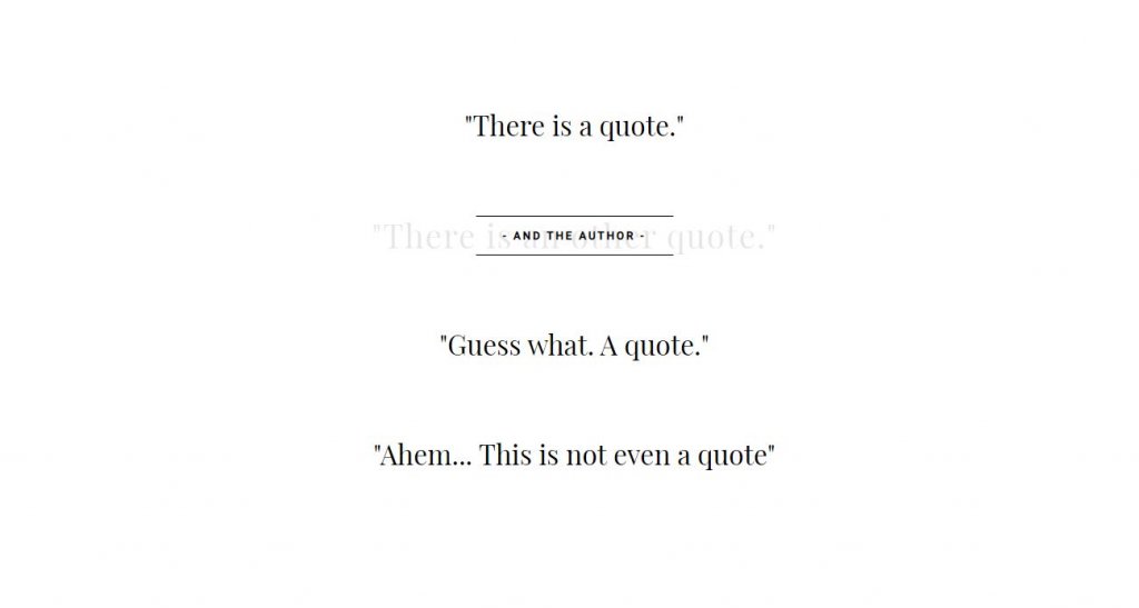 css quote style