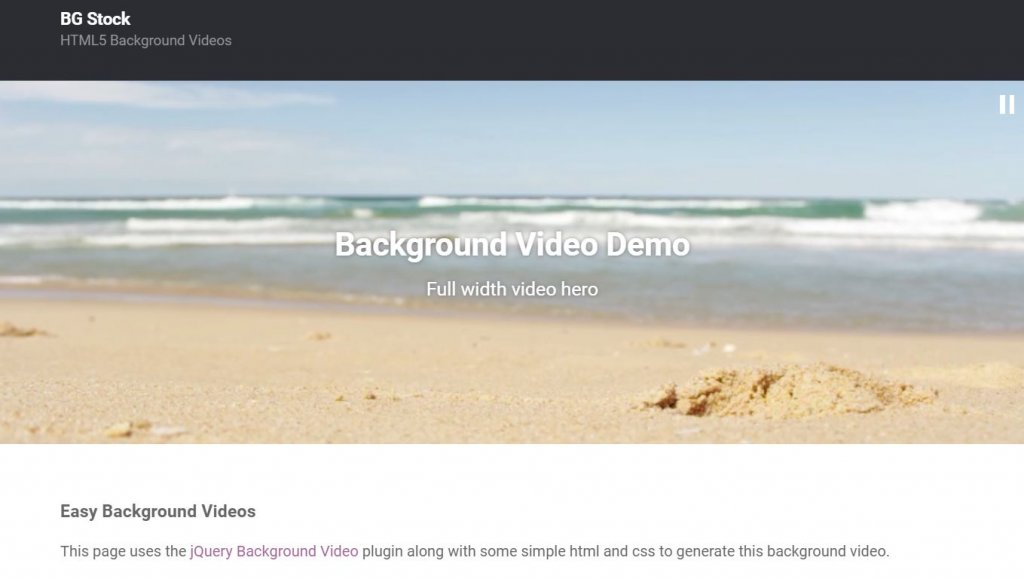 responsive background mp4 video using html,css,bootstrap and javasript