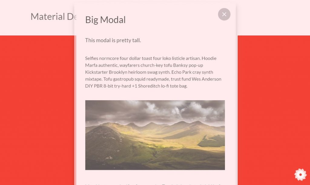 responsive modal
