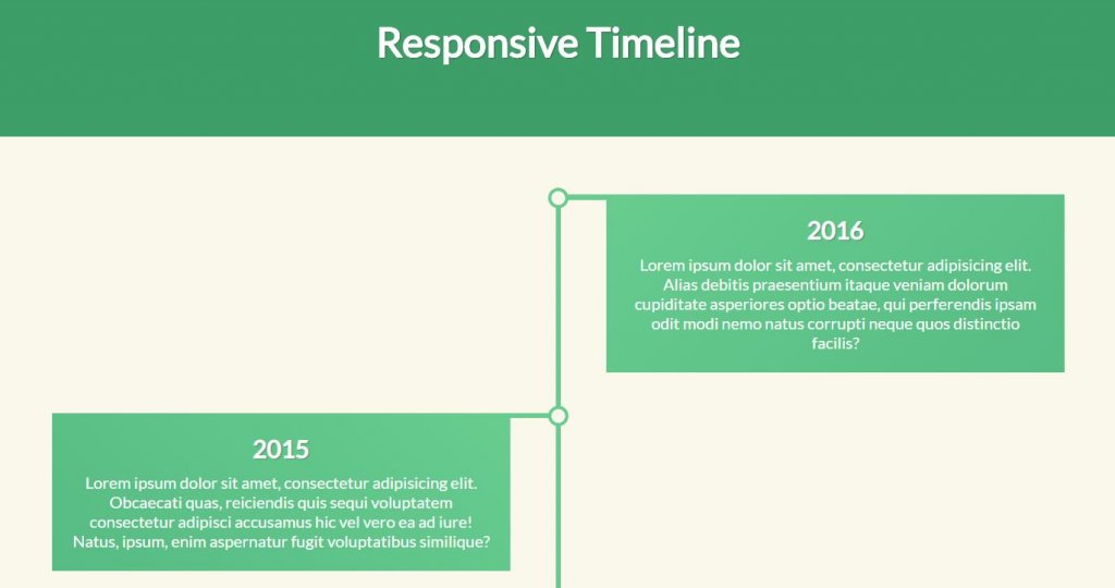 simple vertical timeline examples html css bootstrap