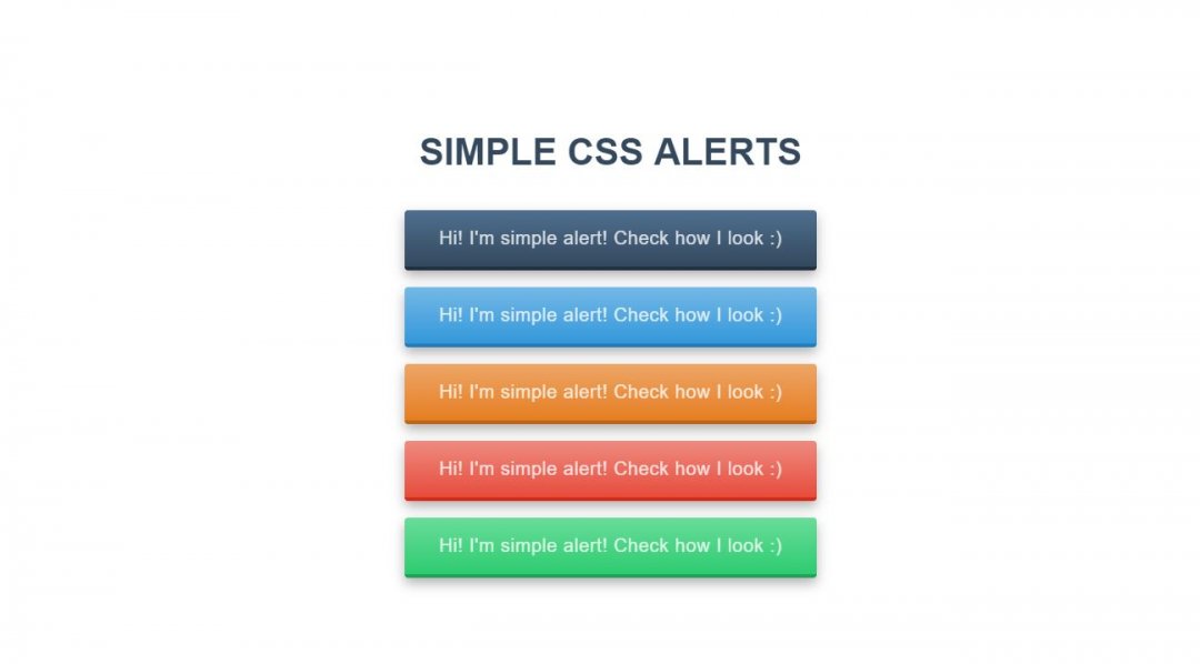 20+ CSS Alert Box Examples With Code Snippet - OnAirCode