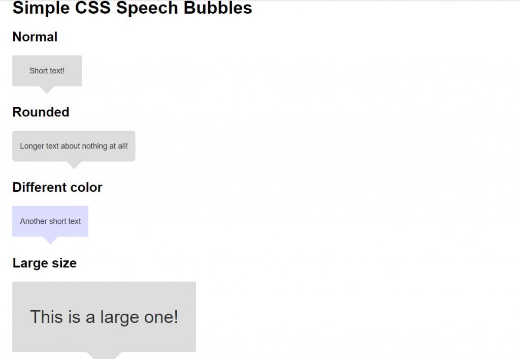 simple bubbles