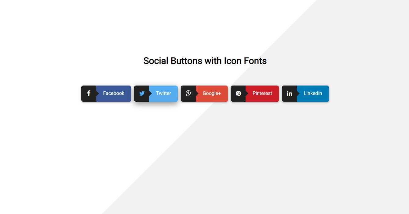22+ CSS Social Share Buttons Code Snippet