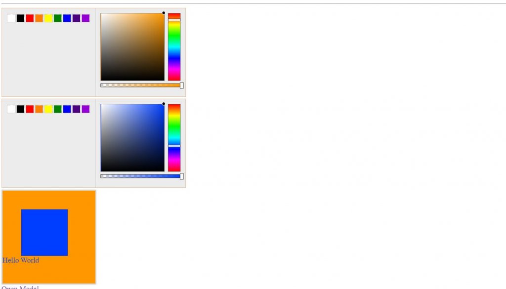 Using Spectrum Color Picker 