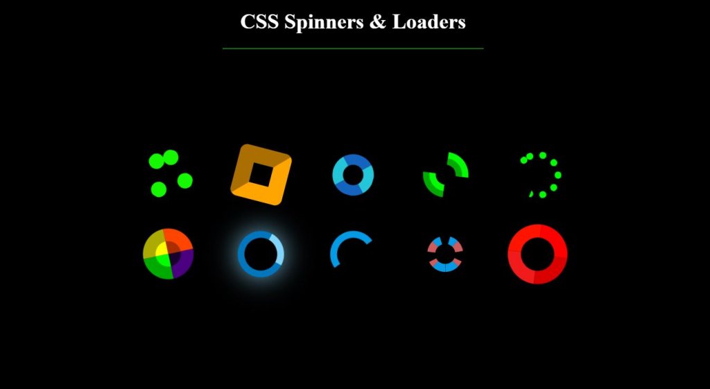 CSS Spinners & Loaders
