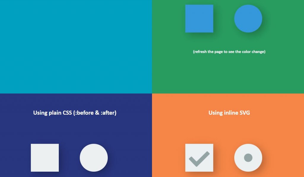 simple blue background checkbox css