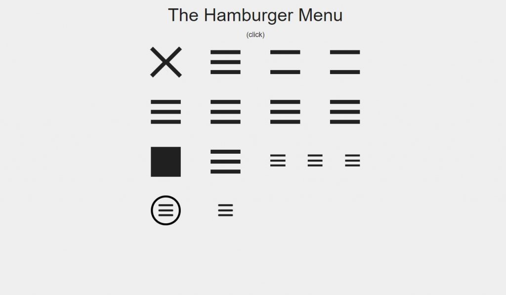 burger navigation