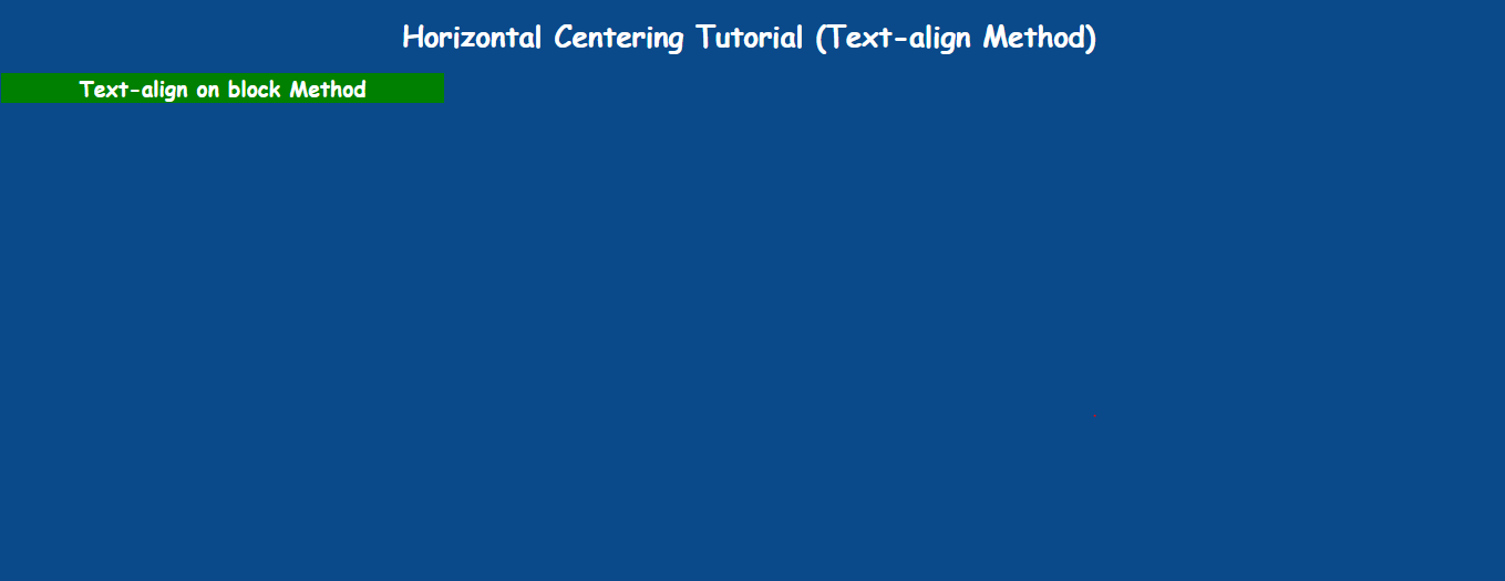 How To Horizontally Align Center A Div Using CSS - OnAirCode