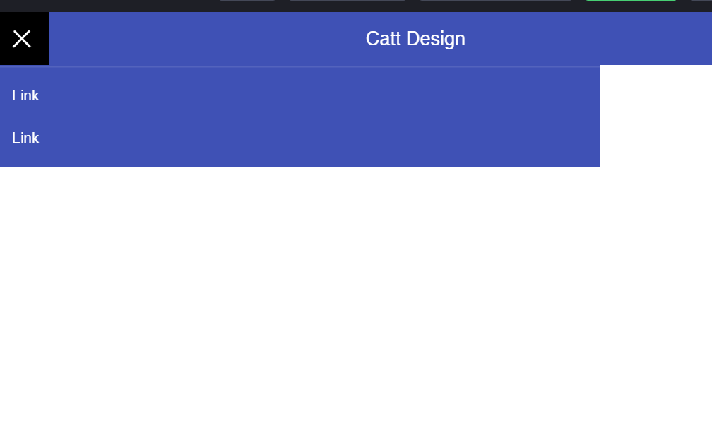 Bootstrap Off Canvas Navigation menu example