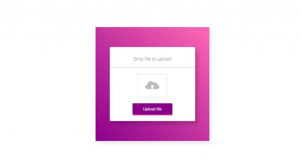 Drag and Drop bootstrap file upload