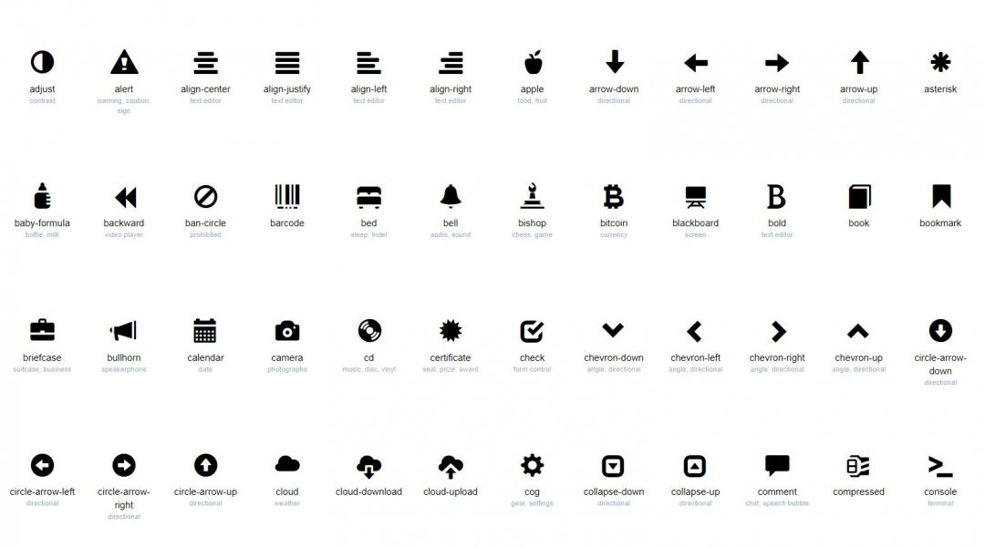 Awesome Bootstrap Glyphicons Icon Sets - OnAirCode