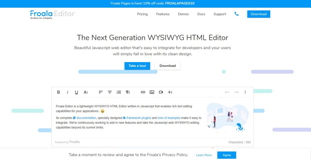 Javascript Wysiwyg html editor