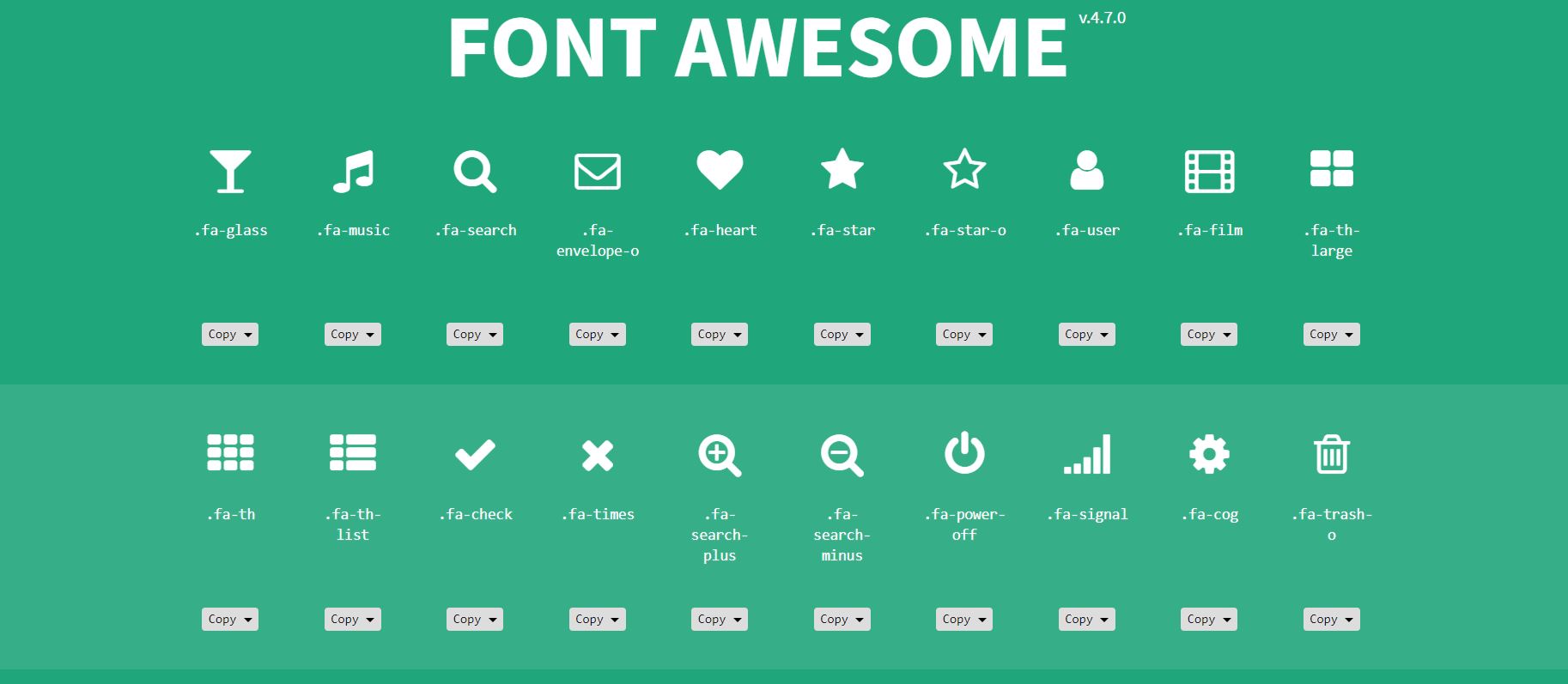 Bootstrap Font Awesome