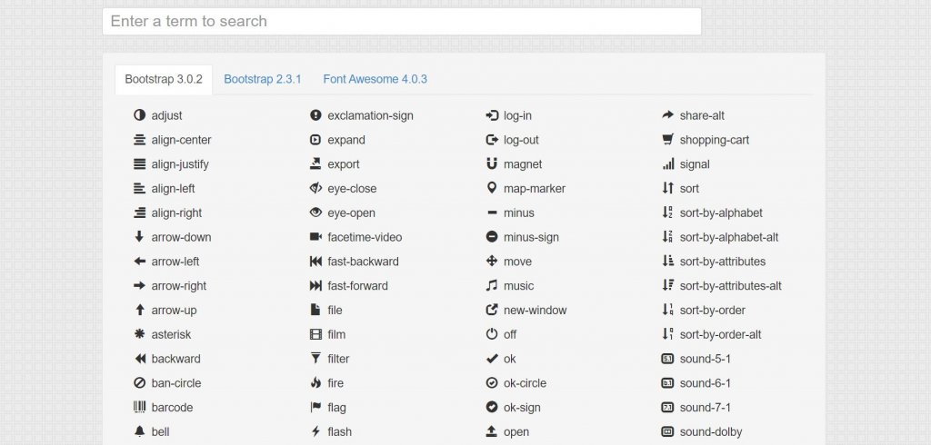 Bootstrap icon