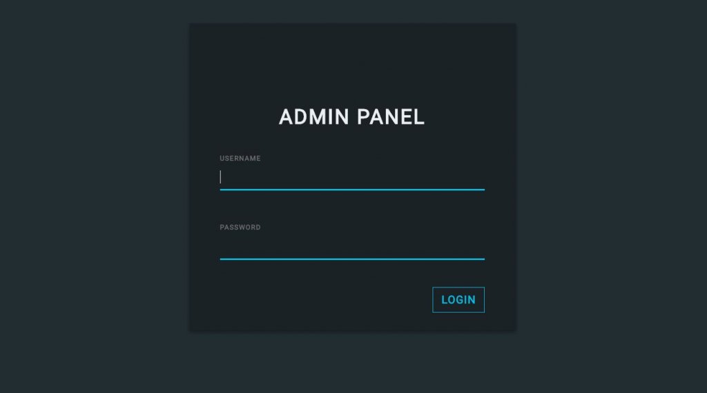 Bootstrap login form page