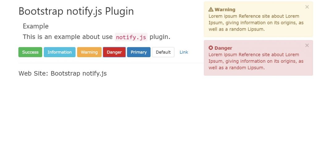 notify.js plugin