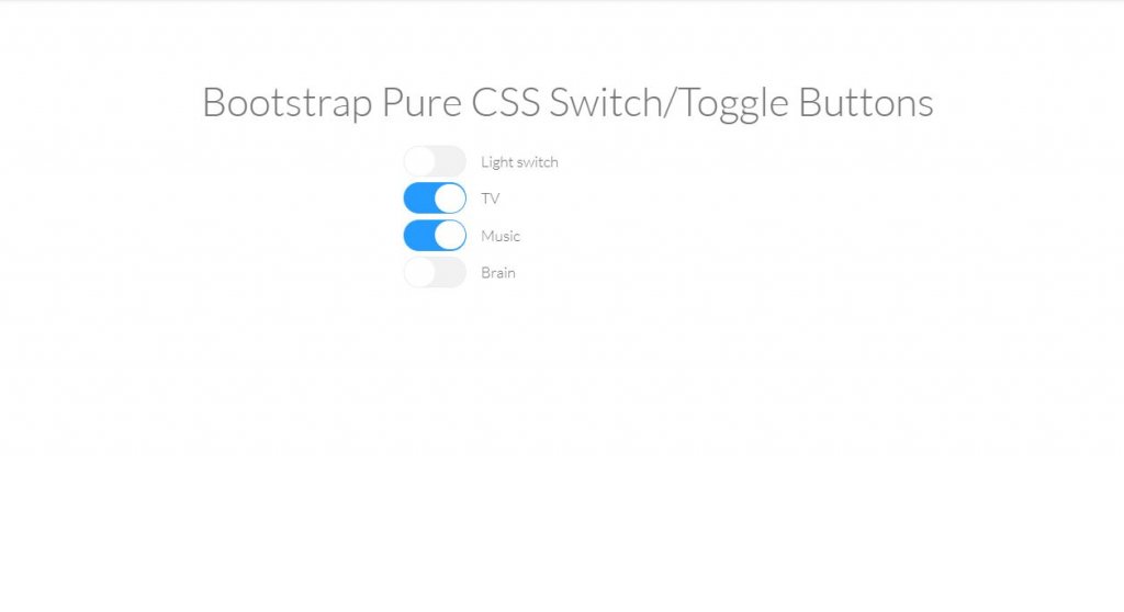 pure css toggle switch