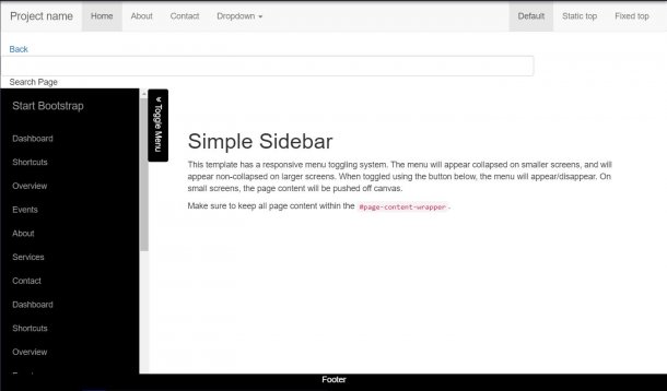 23+ Bootstrap Sidebar Awesome Examples - OnAirCode