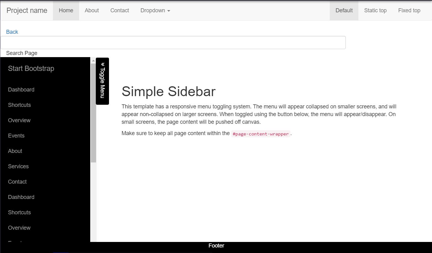 23+ Bootstrap Sidebar Awesome Examples OnAirCode