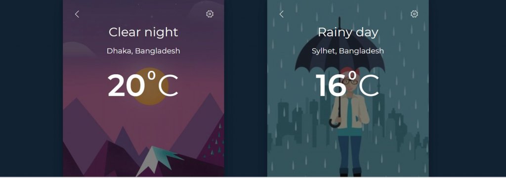 weather bootstrap card design examples