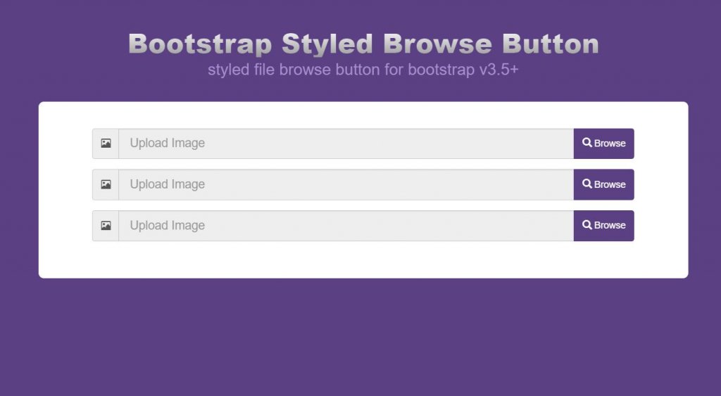 bootstrapped styled browsw