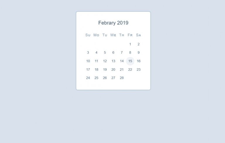 12+ Bootstrap Calendar Inspiration Examples Code Snippet - OnAirCode