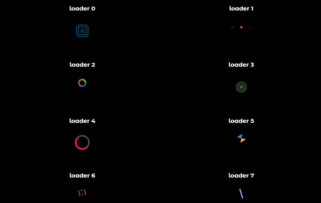 bootstrap 4 loader/spinner page