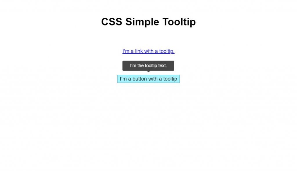 css simple tooltip