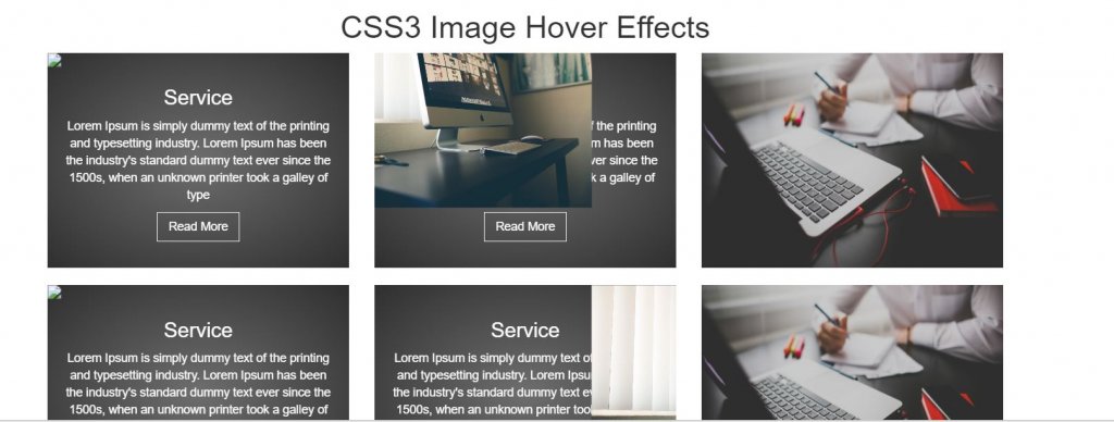 Image hover effect bootstrap 4