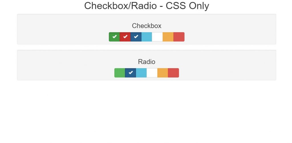 Custom Bootstrap Check Box/Radio Button 