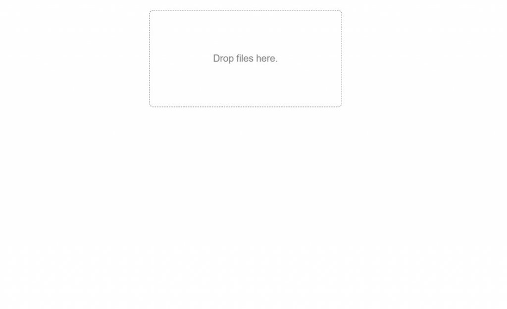 Drag drop file upload